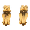 Chanel CC Gold Plated Clip On Earrings Secondhand