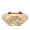 Miu Miu Raffia Logo Braided Top Handle Bag Secondhand