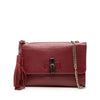 Gucci Grained Calfskin Logo Half Moon Crossbody Secondhand