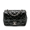 Chanel Mini Square Classic Patent Single Flap Secondhand