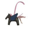 Hermès Milo Lambskin and Swift Grigri Rodeo Pegase Bag Charm PM Secondhand