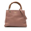 Gucci Small Calfskin Bamboo Shopper Satchel Secondhand