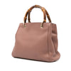 Gucci Small Calfskin Bamboo Shopper Satchel Secondhand