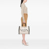 Valentino Medium Canvas Rockstud VLTN Tote Secondhand