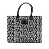 Versace Canvas Logo Print Tote Secondhand