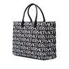 Versace Canvas Logo Print Tote Secondhand