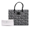 Versace Canvas Logo Print Tote Secondhand