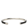 Dior Brass and Leather Open Cuff Bangle Secondhand