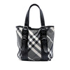 Secondhand Burberry Small Beat Check Nylon Victoria Tote