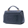 Chanel Chevron Sheepskin Stitched Chain Top Handle Flap Secondhand