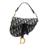 Dior Mini Oblique Canvas Saddle Bag Secondhand