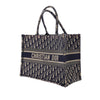 Dior Medium Oblique Embroidered Canvas Book Tote Secondhand