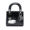 Dior Mini Deerskin Ceramic Effect Jeweled Swan Lady Dior Secondhand