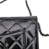 Chanel CC Quilted Patent Wallet On Chain Secondhand