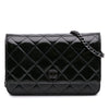 Chanel CC Quilted Patent Wallet On Chain Secondhand