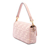 Fendi Zucca Embroidered Canvas Baguette Satchel Secondhand