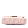Fendi Zucca Embroidered Canvas Baguette Satchel Secondhand