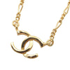Chanel CC Gold Plated Pendant Necklace Secondhand