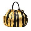 Prada Bicolor Nappa Waves Satchel Secondhand