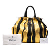 Prada Bicolor Nappa Waves Satchel Secondhand