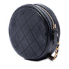Chanel CC Quilted Glazed Lambskin Round Crossbody Secondhand