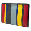 Balenciaga Lambskin Striped Bazar Clutch Secondhand
