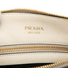 Prada Small Embossed Glace Calf Logo Convertible Satchel Secondhand