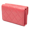 Chanel CC Quilted Lambskin Compact Flap Wallet Secondhand