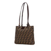 Fendi Zucca Canvas Shoulder Bag Secondhand