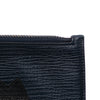 Secondhand Dolce & Gabbana Leather DG Family Patch Zip Pouch