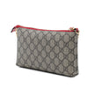 Secondhand Gucci GG Supreme Embroidered Heart Chain Pochette