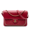 Chanel Quilted Lambskin CC Unchained Flap Secondhand