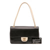 Chanel Medium CC Perforated Calfskin Single Flap Secondhand