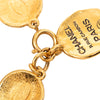 Chanel CC Gold Plated 31 Rue Cambon Medallion Link Bracelet Secondhand
