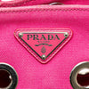 Prada Small Canvas Canapa Grommet Satchel Secondhand