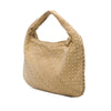 Bottega Veneta Small Metallic Nappa Intrecciato Veneta Hobo Secondhand