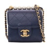 Chanel Mini Goatskin Chic Pearls Clutch On Chain Secondhand