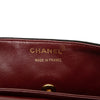 Chanel CC Quilted Jersey and Lambskin Trimmed Single Flap Secondhand