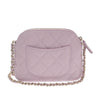 Secondhand Chanel Quilted Caviar Classic Clutch With Chain