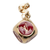 Louis Vuitton Gold Plated Enamel Gamble Dice Drop Push Back Earrings Secondhand