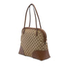 Secondhand Gucci Medium GG Canvas Bree Dome Tote