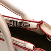 Prada Mini Scamosciato Trimmed Glace Calf Twin Pocket Satchel Secondhand