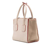 Prada Mini Scamosciato Trimmed Glace Calf Twin Pocket Satchel Secondhand