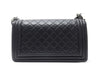 Chanel Boy Classic Black Leather Bag Secondhand