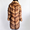 Secondhand Vintage Christian Dior Paris Golden Marten Fur Coat