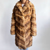 Secondhand Vintage Christian Dior Paris Golden Marten Fur Coat