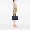 Prada Denim Canapa Logo Tote Secondhand