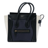 Celine Micro Tricolor Leather Luggage Tote Secondhand