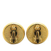 Chanel Gold Plated CC Frog Clip On Earrings Secondhand