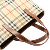 Burberry Haymarket Check Coated Canvas Tote Secondhand